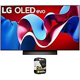 LG OLED48C4PUA 48 Inch Class OLED evo C4 Series Smart TV 4K Processor (2024) Bundle with 2 YR CPS Enhanced Protection Pack