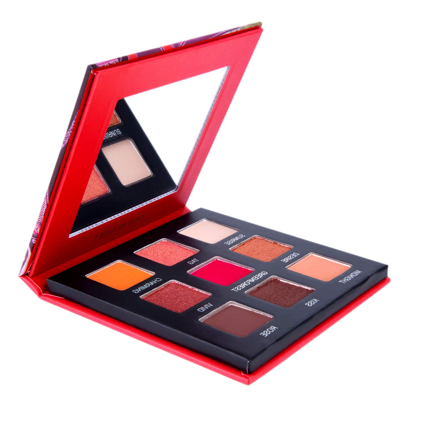 Highly Pigmented Eyeshadow Palette, YMH BEAUTE 9 Colors Eye Shadow Palettes Matte Shimmer Eyeshadow Makeup Palette Long Lasting Waterproof Cosmetics, Cruelty-free (Sweetheart) 