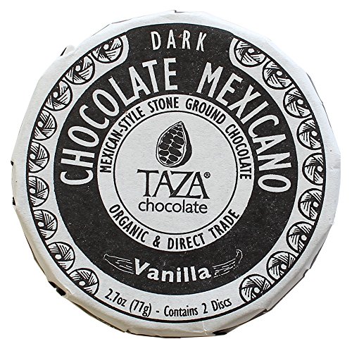 Taza Chocolate Organic Mexicano Disc 50% Dark Chocolate Vanilla 2.7 Ounce (1 Count) Vegan