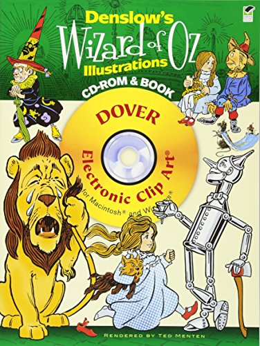 Denslow's Wizard of Oz Illustrations CD-ROM and Book (Dover Electronic Clip Art)