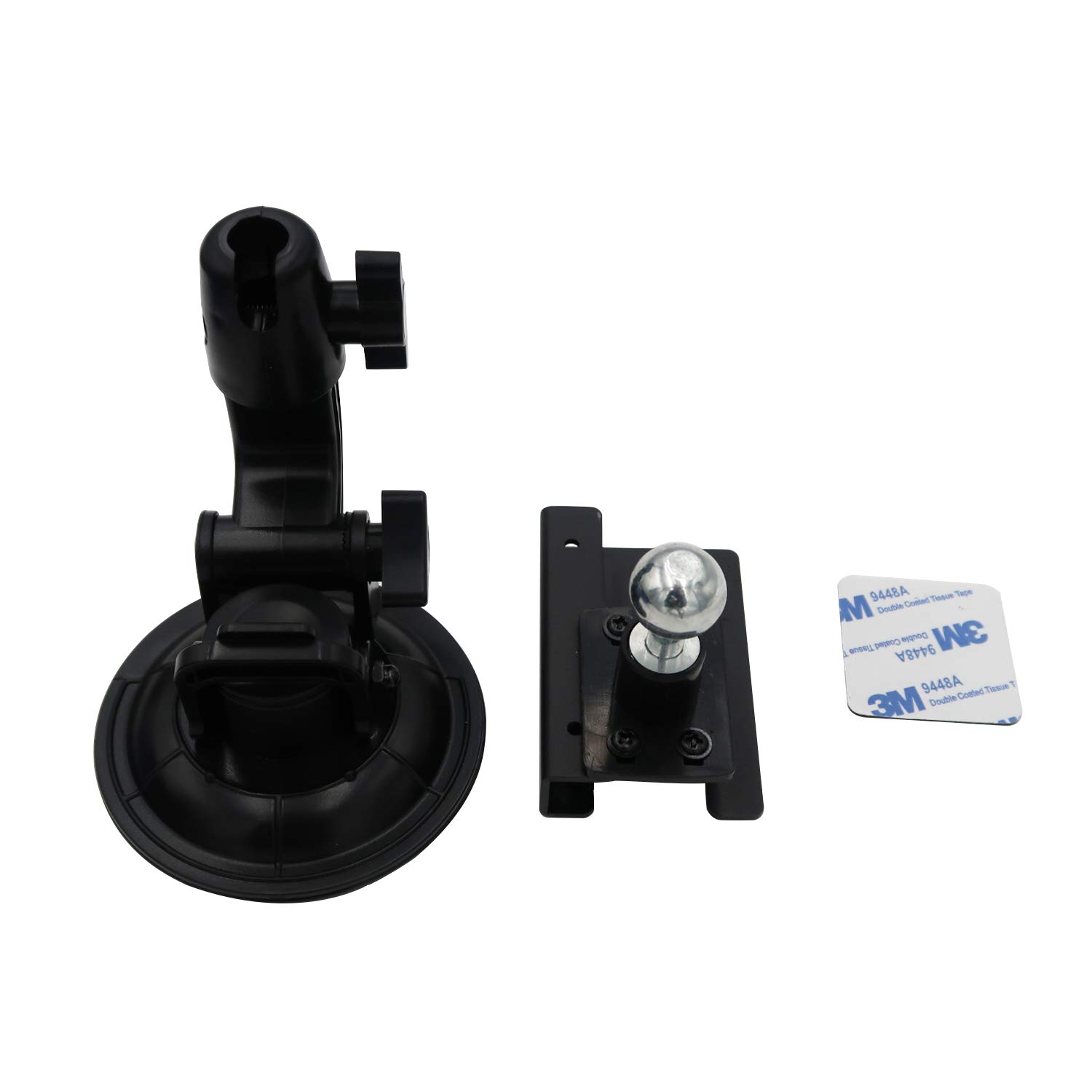 Mcbazel9 cm 3.5 inches Vacuum Suction Cup Car Windshield Mount Holder Stand for BAOFENG YAESU ICOM Walkie Talkie Mobile Radio