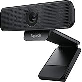 Logitech C925-E Webcam, HD 1080p/30fps Video Calling, Light Correction, Autofocus, Clear Audio, Privacy Shade, Works with Sky