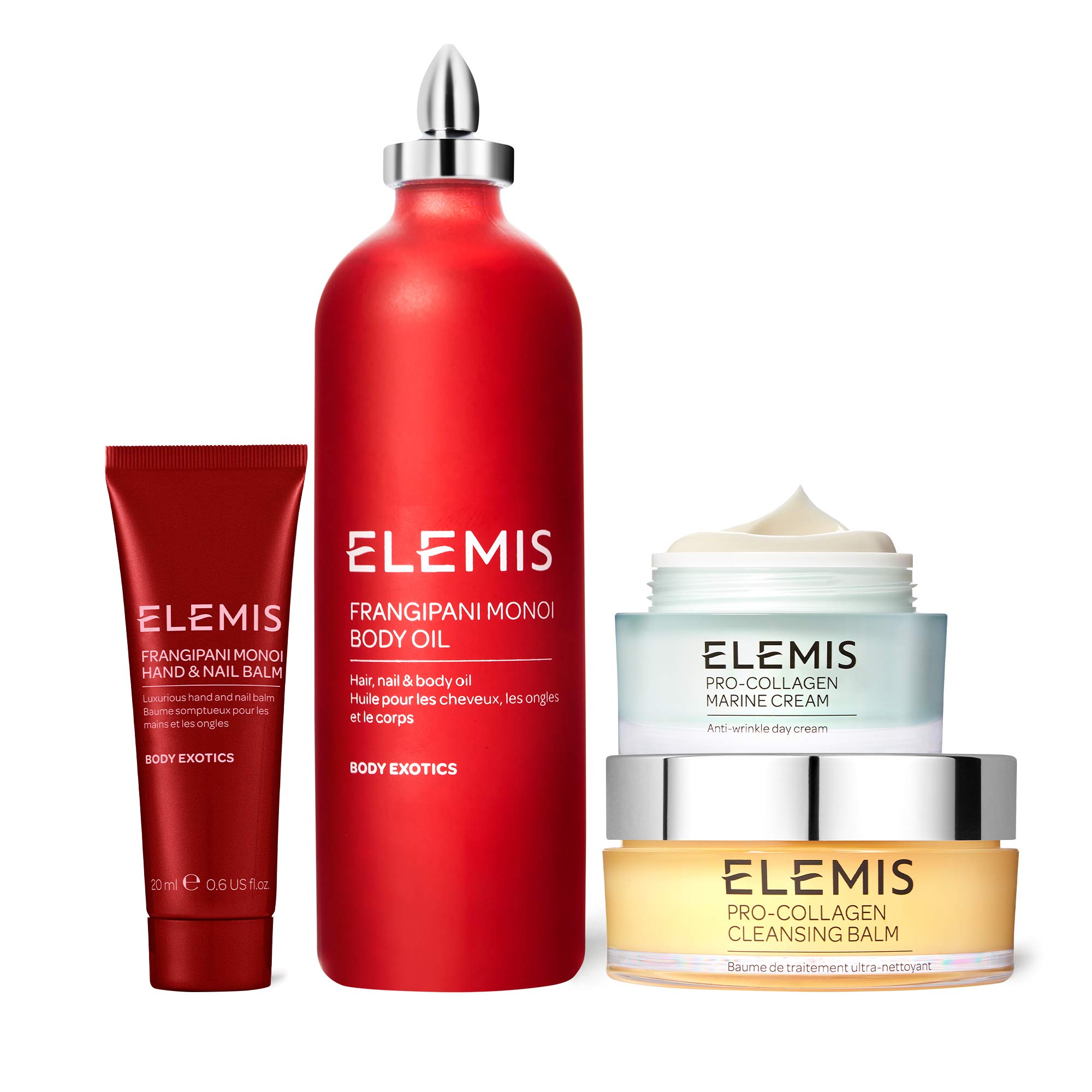 ELEMIS Top-To-Toe Skin Nourishing Collection (Exclusive to Amazon), 4-Piece Face and Body Skin Care Set to Nourish, Hydrate and Smooth, Luxury Best-Selling Skin Care for Head-to-Toe Nourishment