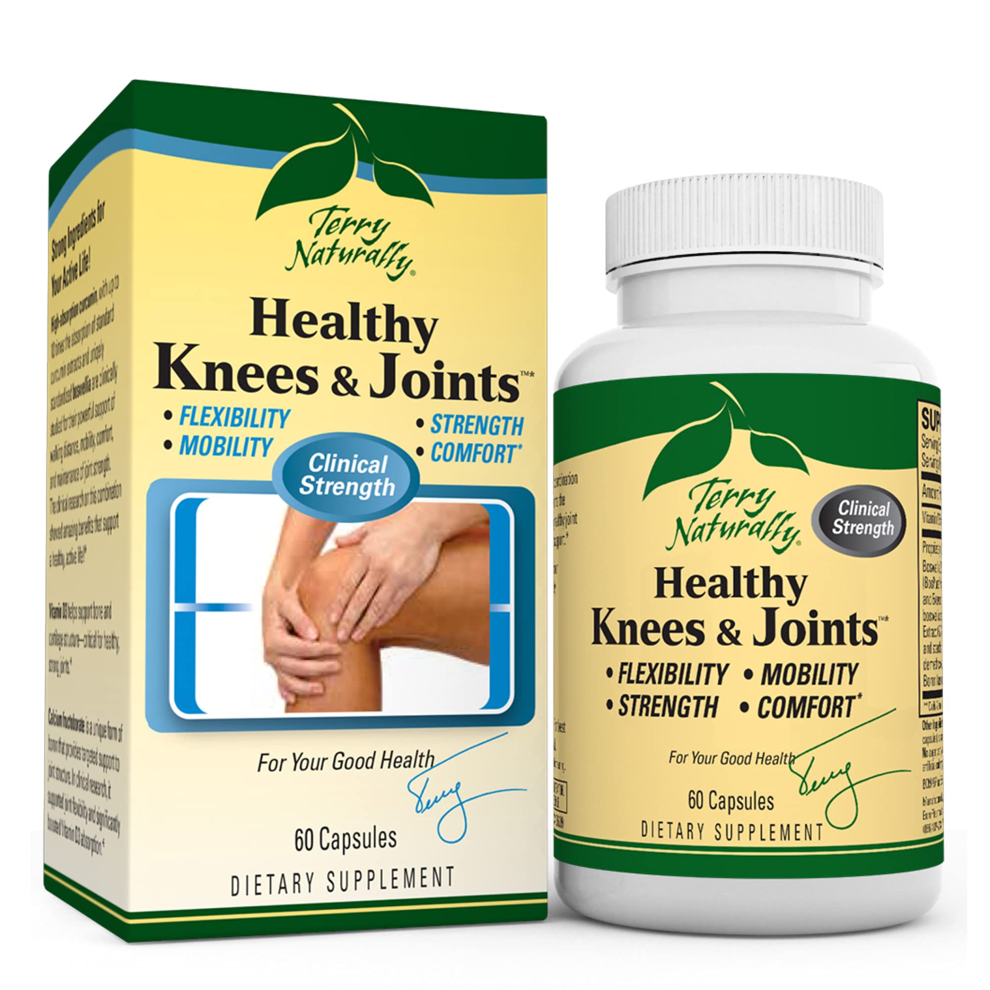 Terry Naturally EuroPharma Healthy Knees and Joints Herbal Formula, 60 Caps