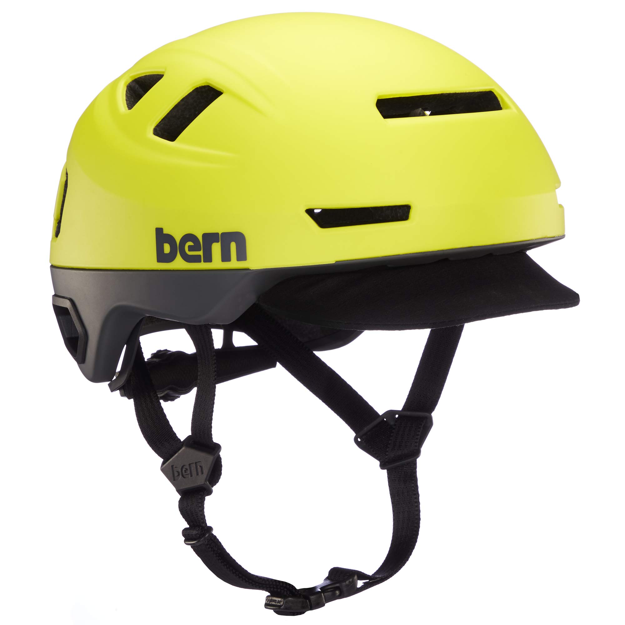 BERN, Hudson MIPS Bike Helmet with Integrated LED Rear Light and U-Lock Compatibility for Commuting