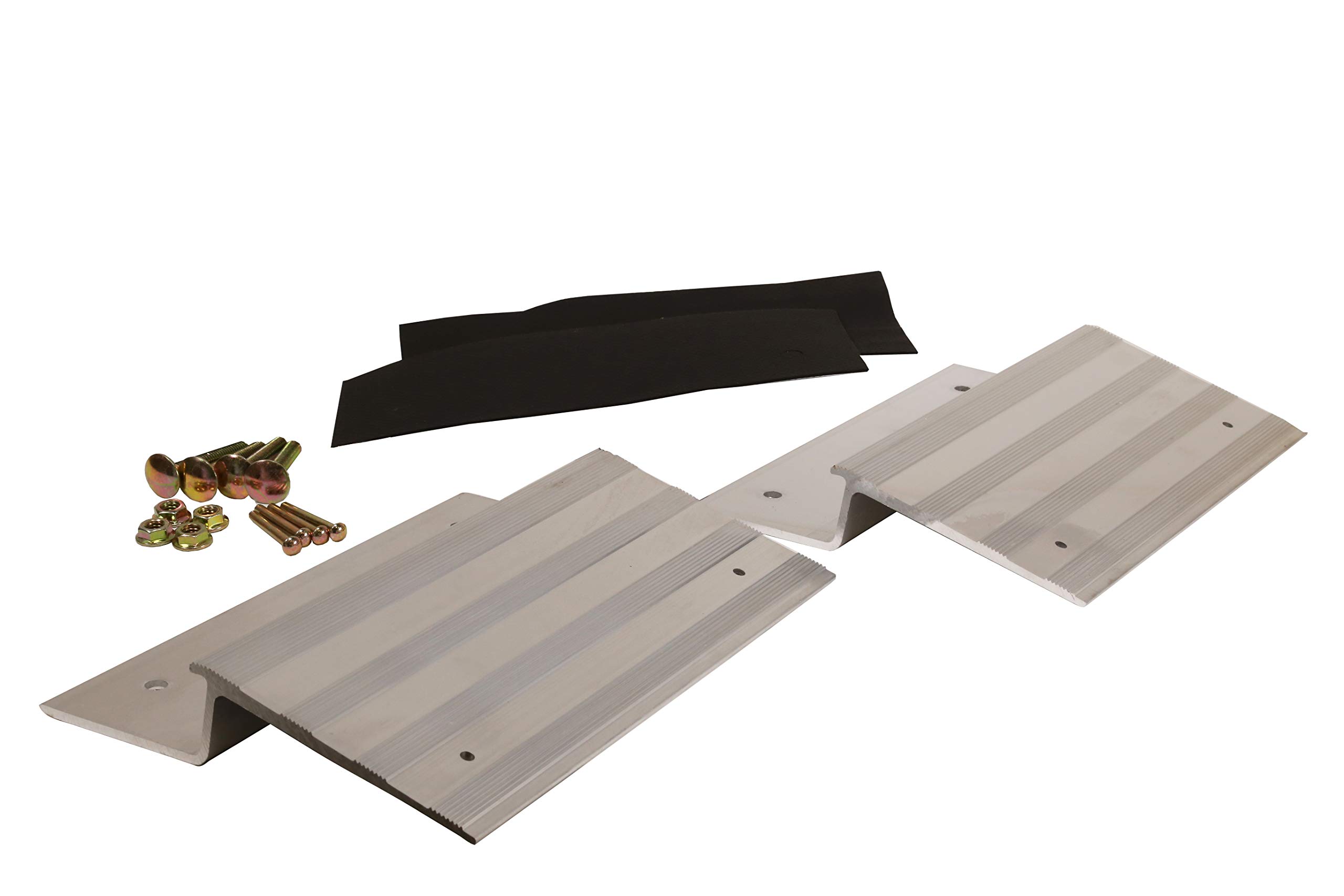 CargoSmart Model 3006, 12” Aluminum Ramp Plate Kit, Create Your Own Ramps to Easily and Safely Load & Unload Your ATVs, Motorcycles, Lawn Equipment, Can Be Used with Trucks, Vans Or Trailers, 2-Pack