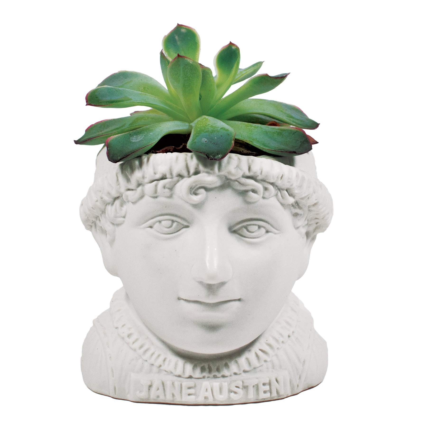 The Unemployed Philosophers GuildJane Austen Bust Ceramic Planter