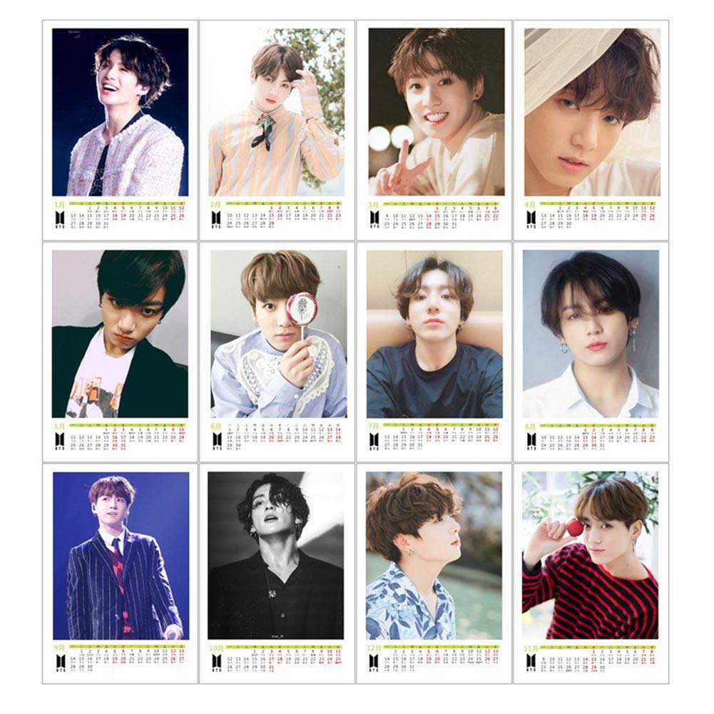 Skisneostype Kpop BTS Bangtan Boys Love Yourself 2020 Official Photo Desk Calendar for A.R.M.Y Fans H03