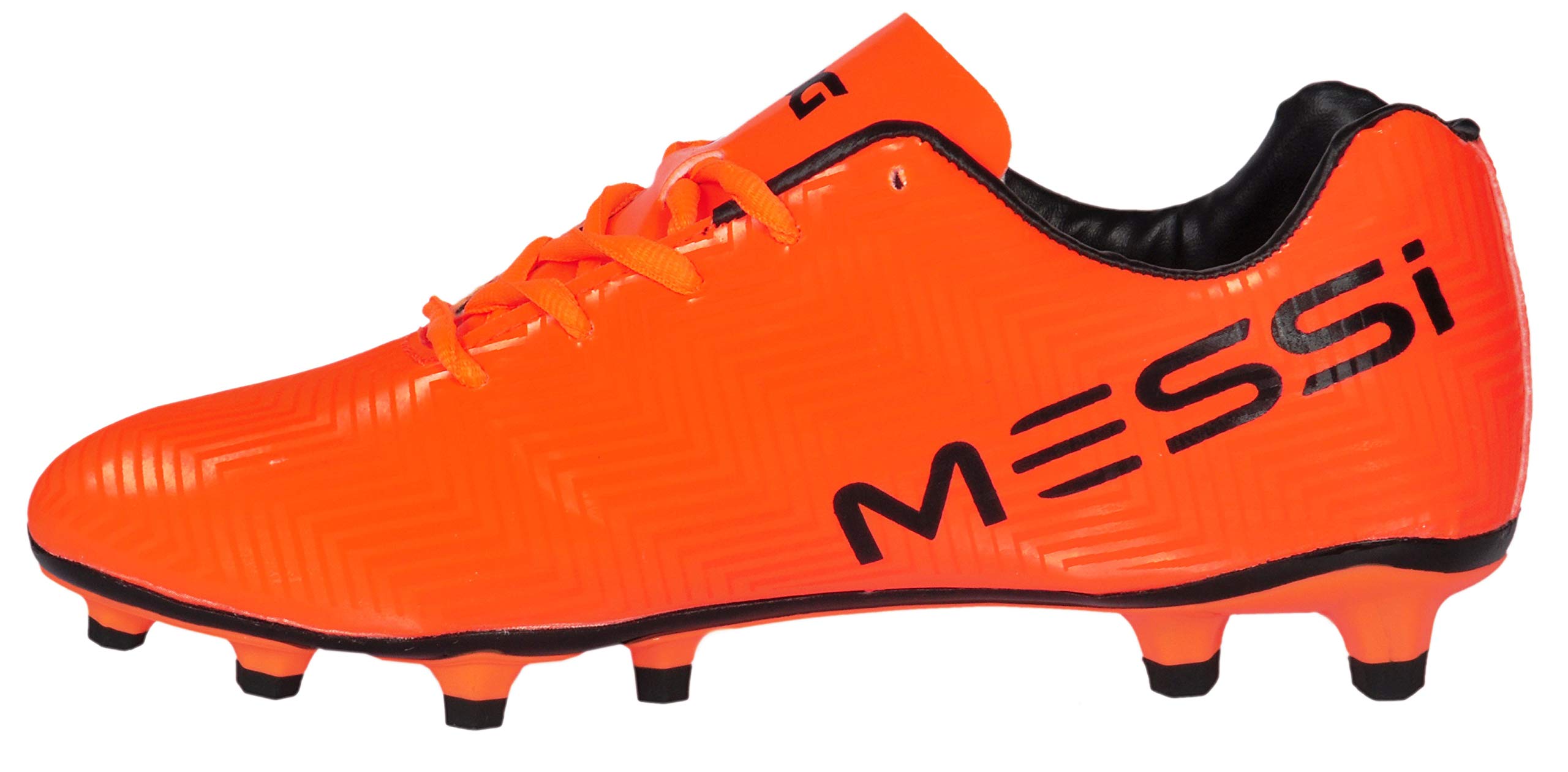 GolazoSports Mens Messi Football Shoes -9686-Orange-10