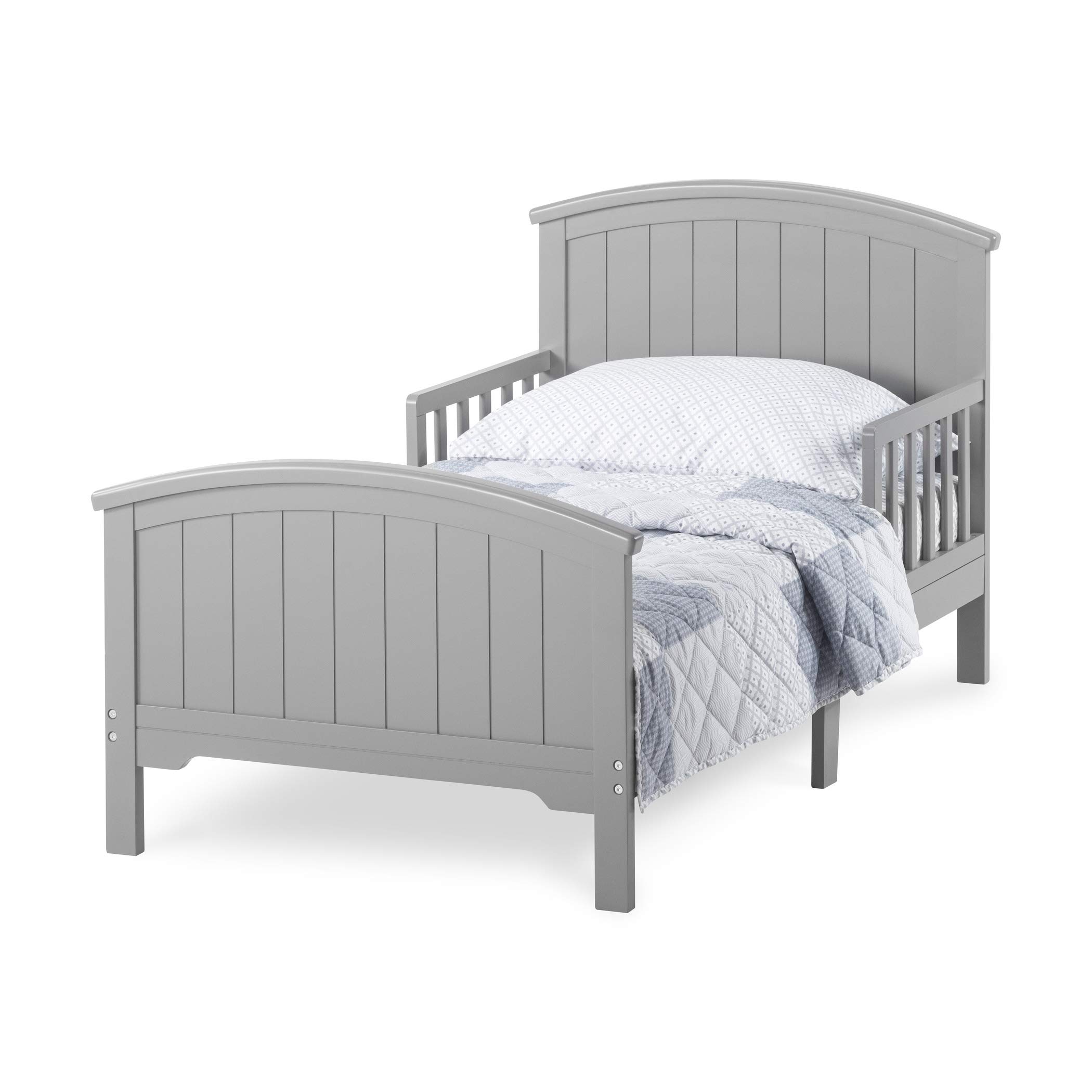 Forever Eclectic Hampton Arch Top Toddler Bed, Cool Gray