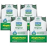 SmartMouth Original Activated Mouthwash Single Packs, Travel Mouthwash, Fresh Mint, 40 Pack