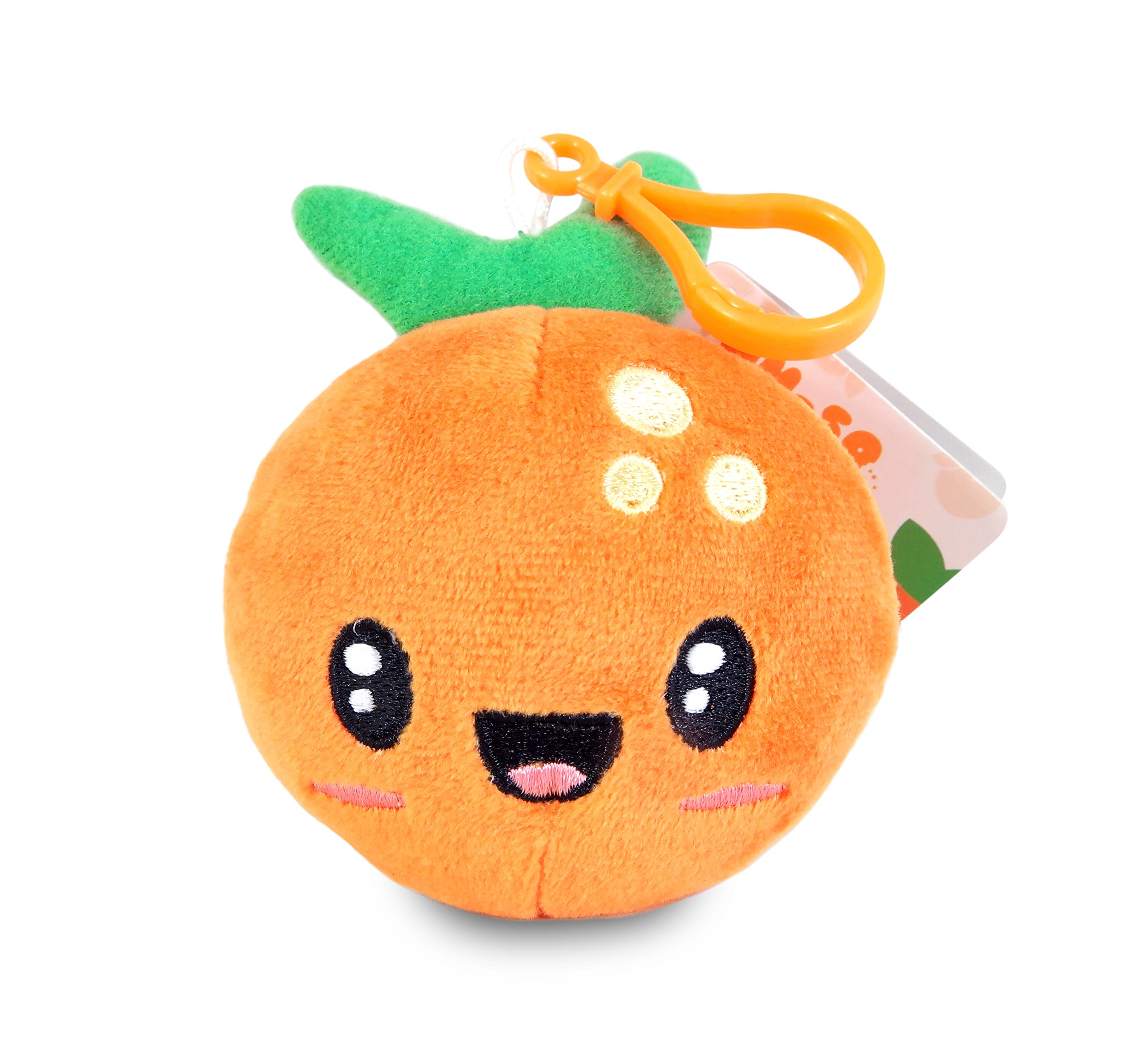 Scentco Fruit Troop Backpack Buddies - Scented Plush Toy Clips - Orange