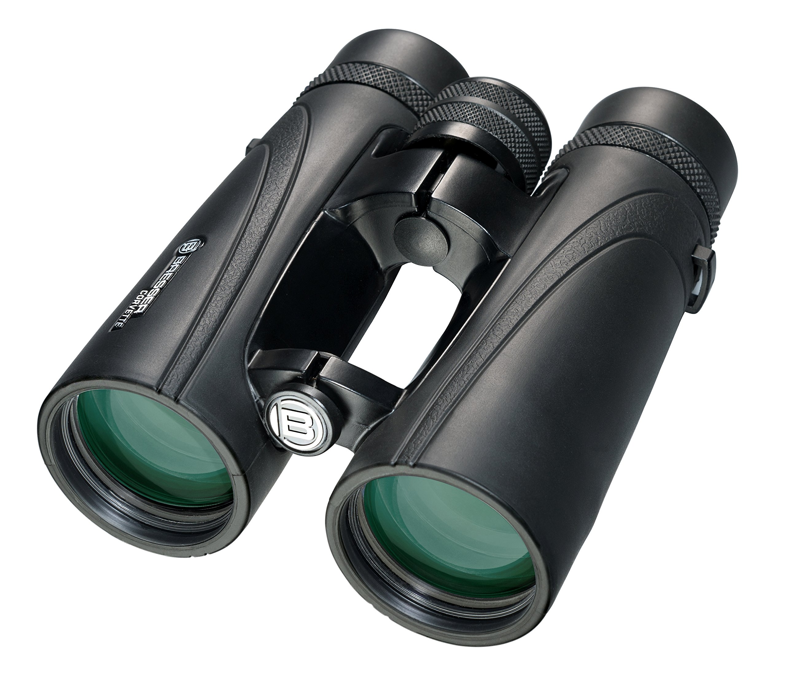 BRESSERCorvette 10x42 waterproof binoculars with nitrogen filling, BaK-4 glass prisms, LE eyepieces for comfortable use, multi-layer coating and nylon carrying case