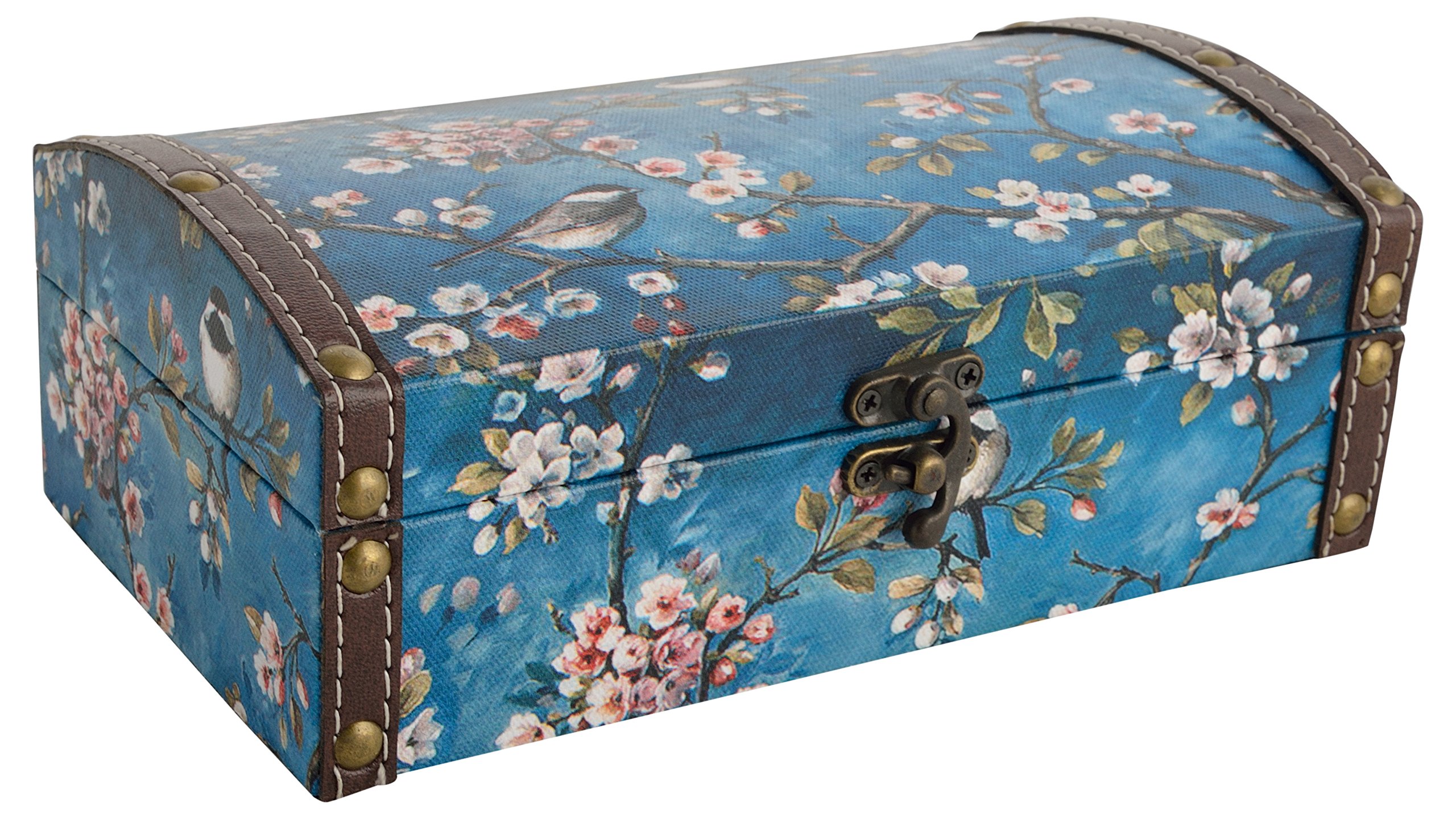 Aahana Blue Density Board Jewelry Box for Women