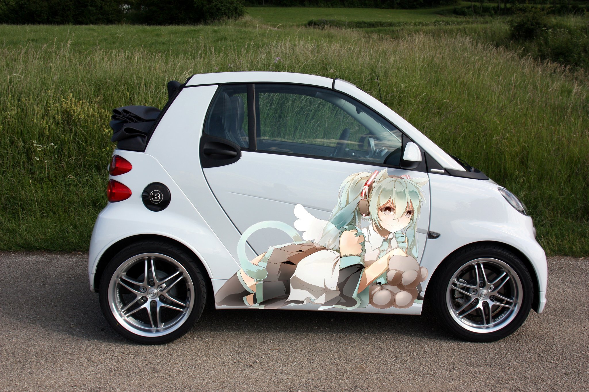 PillowFigtArt Sexy Anime Girl Colored Vinyl Graphics Anime Car Wrap Anime  Full Color Car Vinyl Graphics Anime Stickers Anime car Decals Anime  Colored Decal vmcc001 24 x 90  Amazonin Home Improvement