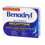 Benadryl Allergy Nighttime Caplets