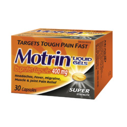 MOTRIN Super Strength Liquid Gels 