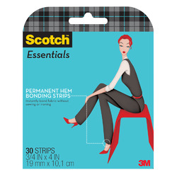 Scotch Essentials Permanent Hem Bonding Strips