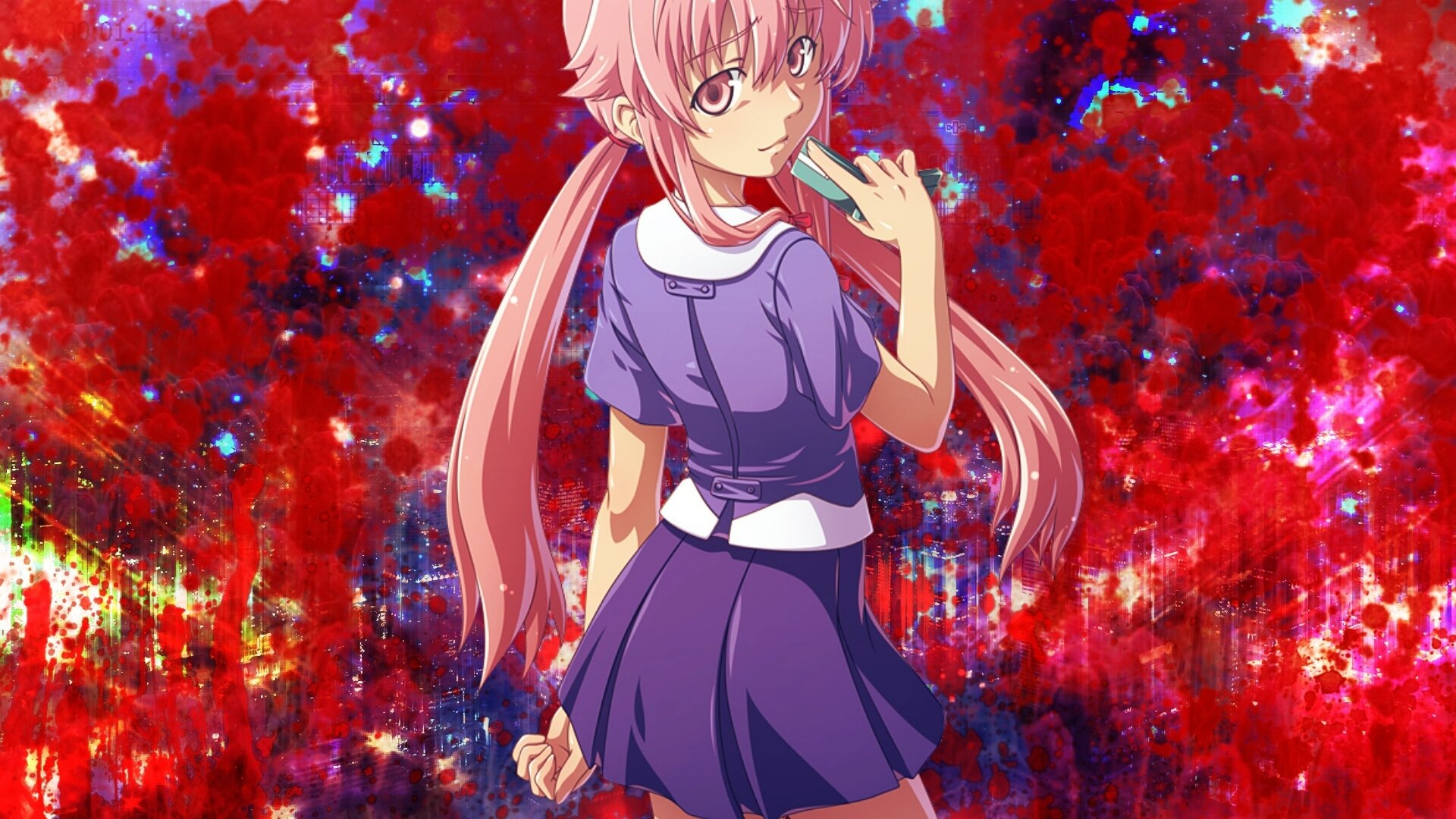 Yuno Gasai - Mirai Nikki HD Wallpaper | Background Image | 1920x1080