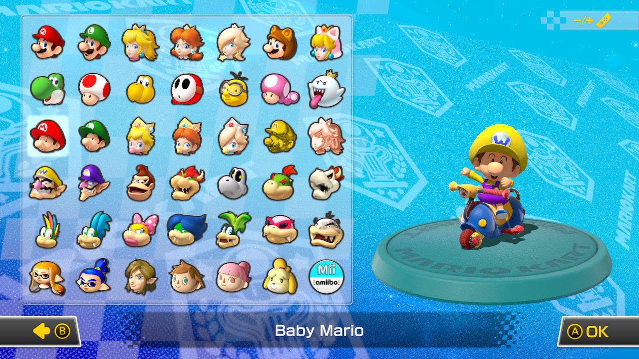 Mario Kart Baby Wario