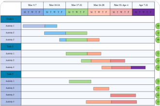 Project Management Gantt Chart