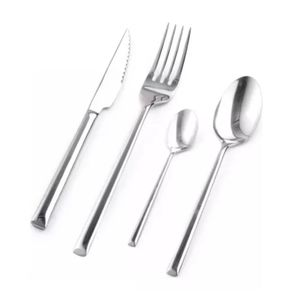 Set Cubiertos X24 Volf Banquet Acero Inox Cocina Pack Armado