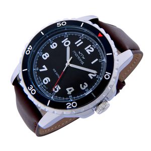 Reloj marron Montreal cuero