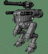 Gepard (robot di guerra) 3d model