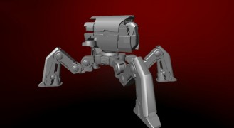 Raijin (robot di guerra) 3d model