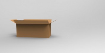 Cardboard box 3d model