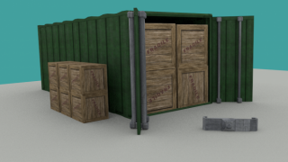 Warehouse Container 3d model