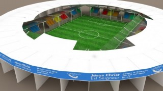 Football staduim 3d model