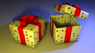 Gift box / Caixa de presente 3d model