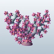 Árbol coral v2 modelo 3d