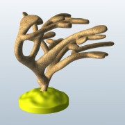 Elkhorn Coral v1 modelo 3d