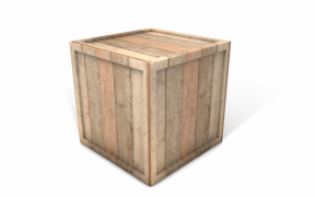 Simple box 3d model