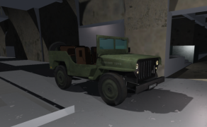 Second war Jeep 3d model