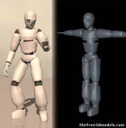 机器人 3d model