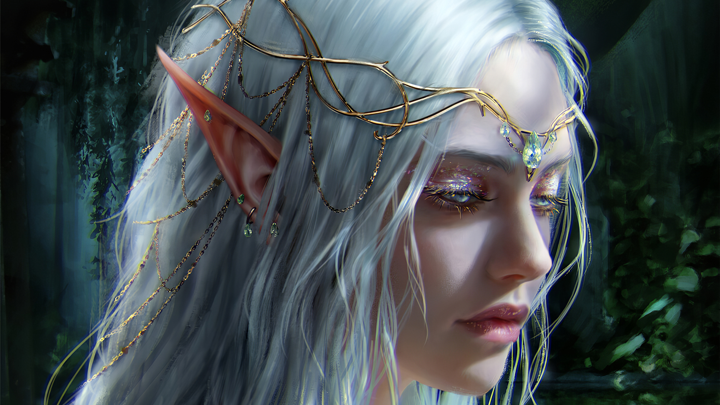 Female Elf Wallpaper