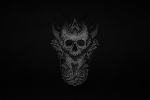 Dark Skull (1400x1050) Resolution Wallpaper