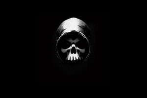 Skull Shadow Oled 4k (1400x1050) Resolution Wallpaper