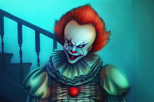 Pennywise Weird (2048x1152) Resolution Wallpaper