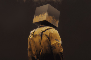 The Box Head (2560x1024) Resolution Wallpaper