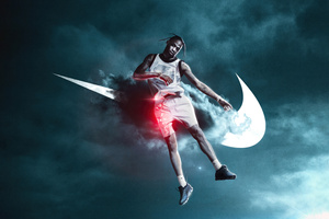 Travis Scott Nike 5k (1336x768) Resolution Wallpaper