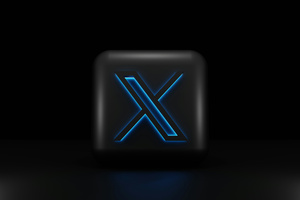 X Logo 8k (1440x900) Resolution Wallpaper