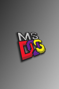 Ms Dos (240x320) Resolution Wallpaper