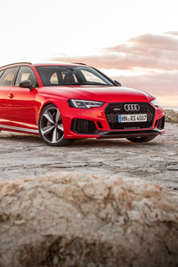 Audi RS 4 Avant 2017 (1080x2160) Resolution Wallpaper