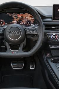 Audi Rs 4 Avant Interior (1080x2160) Resolution Wallpaper