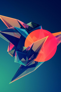 Abstract Shapes (240x400) Resolution Wallpaper