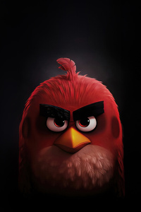 Angry Birds Dark 5k (320x568) Resolution Wallpaper